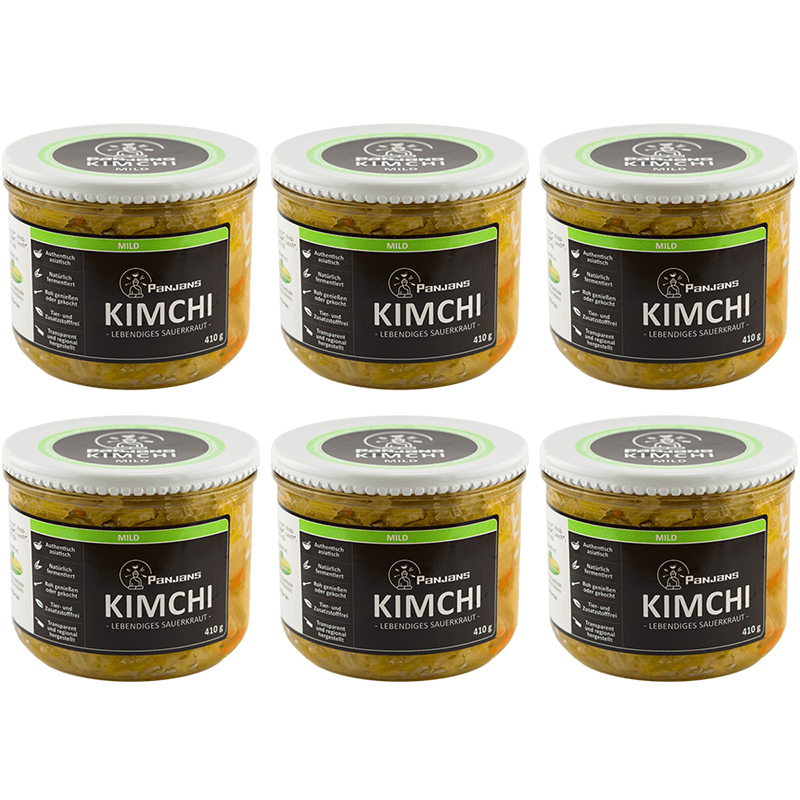 PANJANS Kimchi 6er Paket Nr. 5 - MILD