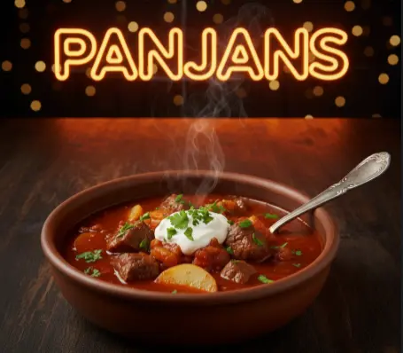 Traditionelles Gulasch mit PANJANS-Kimchi Traditionelles Gulasch mit PANJANS Kimchi Twist