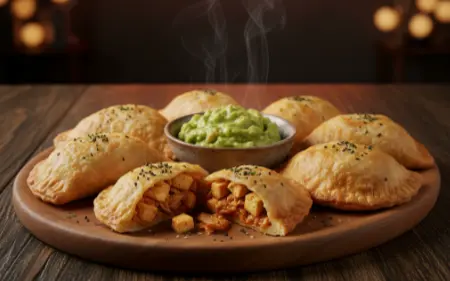 Hähnchen Kimchi Empanadas
