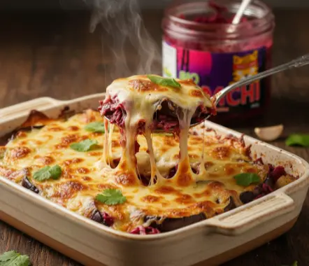 PANJANS Kimchi Auberginen Gratin