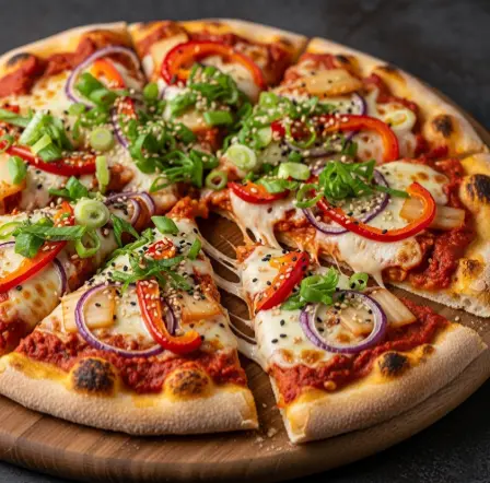 PANJANS Kimchi Pesto Pizza