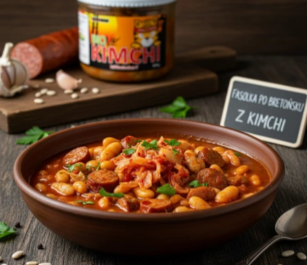 Polnischer Bohneneintopf mit PANJANS Kimchi