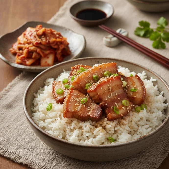 Knuspriger Schweinebauch